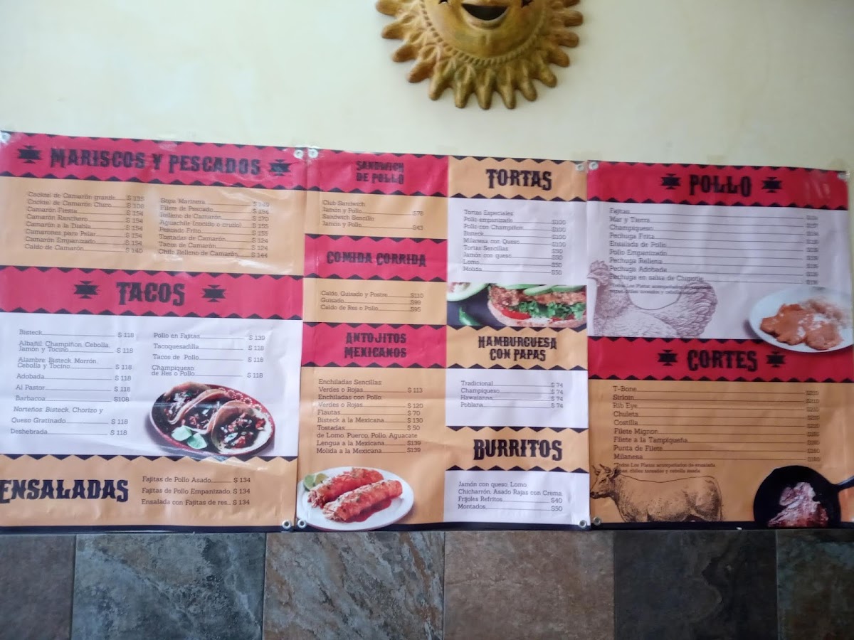Restaurant Morelos Menu - Image 1